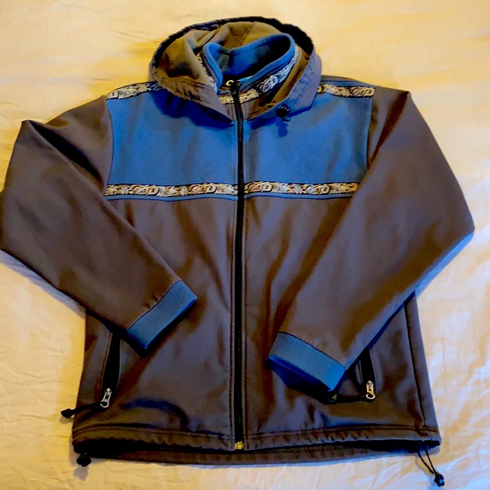 Copper River fleece hooded Jacket.